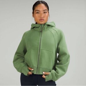 Lululemon green scuba jacket